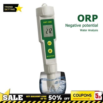 Ручка-тестер качества воды ORP-169E Водонепроницаемый Измеритель ОВП Монитор Инструмент для анализа питьевой воды для бассейнов Аквариум