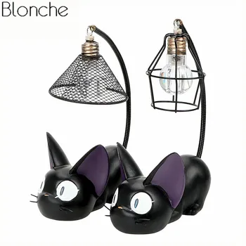 Светодиодный ночник Magic Cat Animal Креативная настольная лампа Для украшения дома, Настольные светильники для чтения в спальне, Детский подарочный светильник