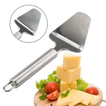 Серебряный Нож для чистки сыра из нержавеющей стали, для нарезки сыра и масла, нож для нарезки сливочного масла, Кухонные инструменты для приготовления сыра