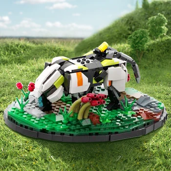 Серия игр MoC Horizon Strider Строительный блок Модель динозавра-монстра, фигурки роботов, Машинки, кирпичи, игрушка в подарок детям