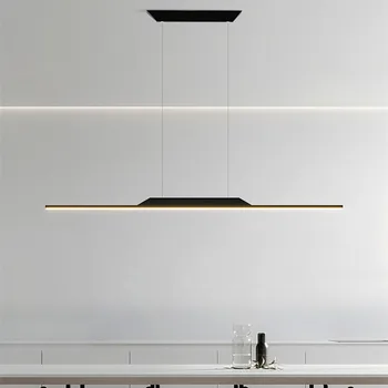 Скандинавский длинный подвесной светильник Минимализм LED dimmable подвесные светильники Для спальни гостиной столовой AC85-265V led кухонные светильники