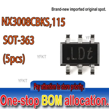 Совершенно новый оригинальный точечный NX3008CBKS, 115 30 В 350/200 SOT - 363 ма N/P канальный паз-МОП-транзистор 30 В, одноканальный N-канальный траншейный МОП-транзистор