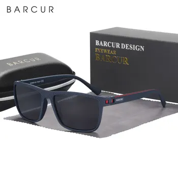Солнцезащитные очки BARCUR Design TR90 Мужские Поляризованные Легкие Спортивные Солнцезащитные Очки Женские Аксессуары Для очков С защитой от ультрафиолета