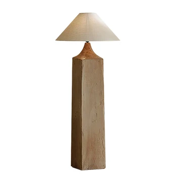 * Торшер в китайском ретро стиле из массива дерева, прикроватная лампа для спальни, настольная лампа для кабинета в гостиной, настольная лампа для B & B