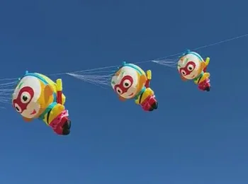 уличная игрушка, новый Мультфильм, популярная обезьяна, летающий воздушный змей, детские воздушные змеи, большая летающая игрушка, индикатор ветра ripstop
