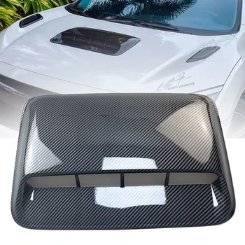 Универсальное вентиляционное отверстие в капоте автомобиля Декоративный воздухозаборник Капот Совок Крышка Внешние Аксессуары для BMW Golf Tesla Passat Audi