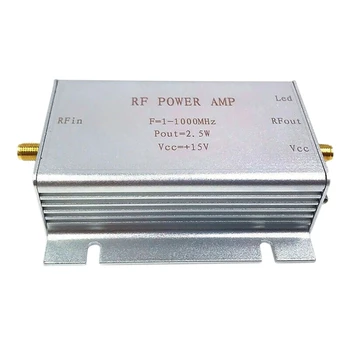 Усилитель мощности 1-1000 МГц 2,5 Вт для ВЧ FM-передатчика, УКВ радиолюбителей