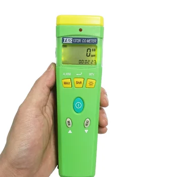 Цифровой измеритель TES TES-1372R / измеритель окиси углерода / портативный детектор газа CO 0-999