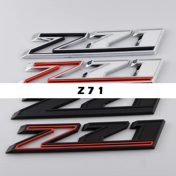 Эмблема Z71 с Подчеркнутыми Буквами для Автомобиля TAHOE Роскошный Значок Бизнес-Автомобиля Боковая Дверь Большая Табличка С Логотипом Наклейка Черный Красный Двухцветный