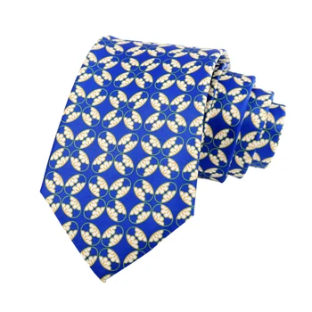 Яркий мужской галстук длиной 8 см, классические галстуки для жениха, галстуки с синими желтыми цветами, галстуки из полиэстера, Аскотская свадебная вечеринка